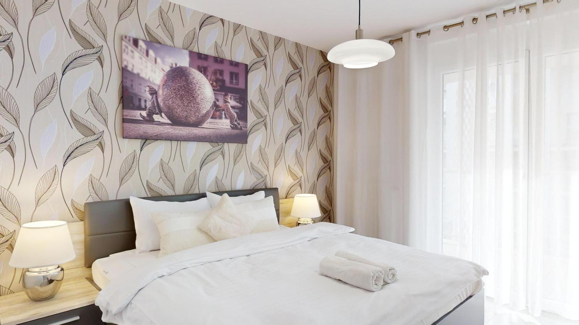 Family House By The River Odra -Panoramic Terrace - 3Room Apartment With 2 Separate Bedrooms And 2 Balconies By Wroapart-Pl- Perfect For Family & Business Stays Breslau Exterior foto
