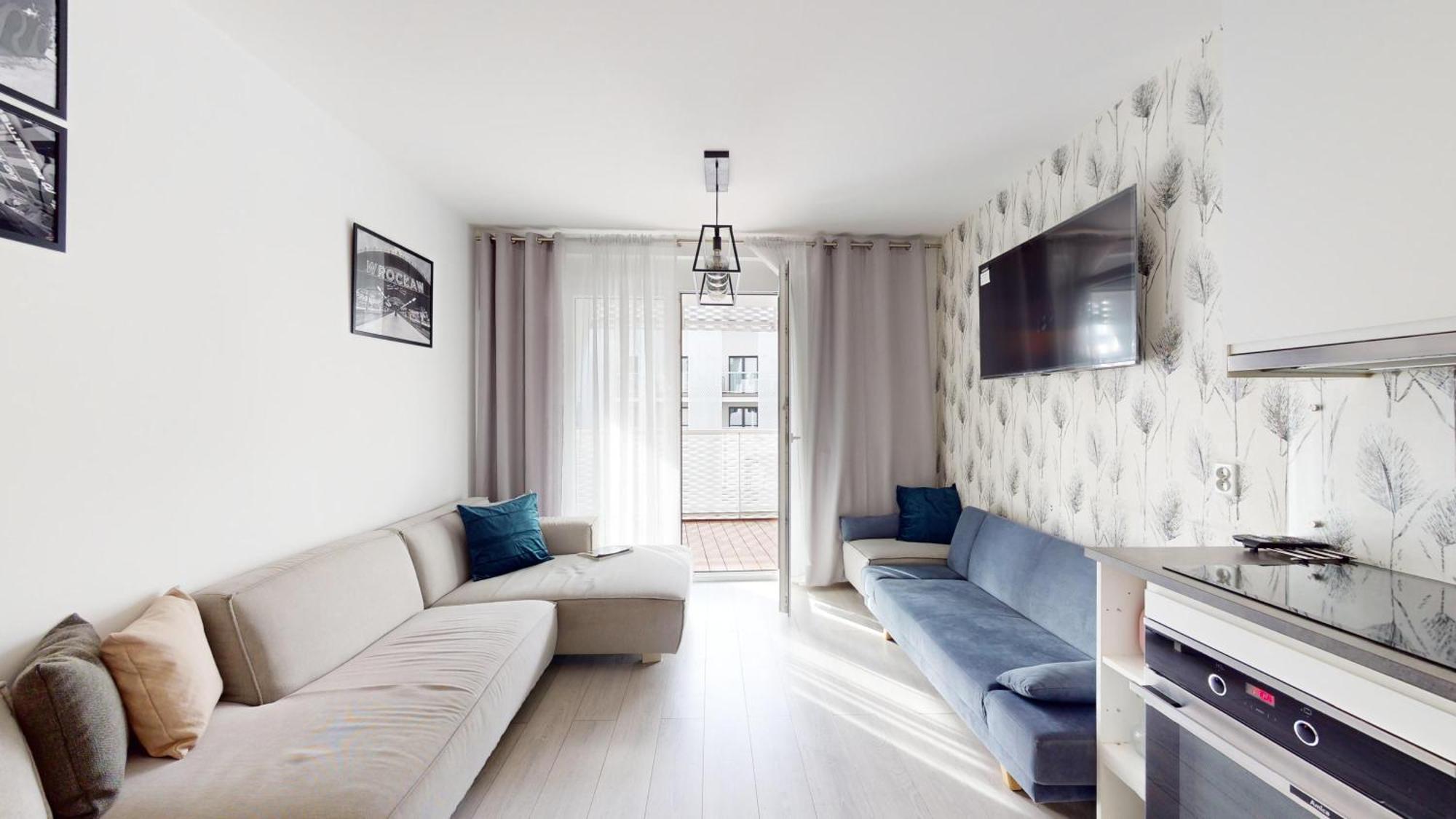 Family House By The River Odra -Panoramic Terrace - 3Room Apartment With 2 Separate Bedrooms And 2 Balconies By Wroapart-Pl- Perfect For Family & Business Stays Breslau Exterior foto